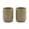 Tea mug Umea 200ml loam grey with coaster - Image 2