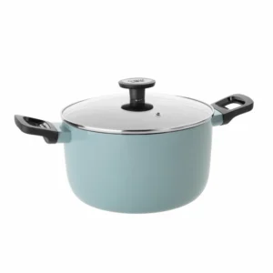Covered stockpot non-stick Slate 24x14cm