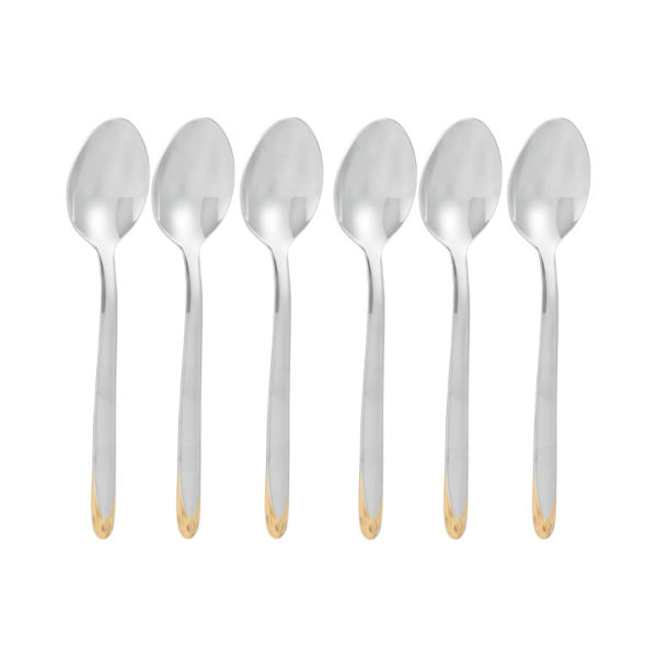 DESSERT SPOON REAL GOLD (6' LI) - Image 2