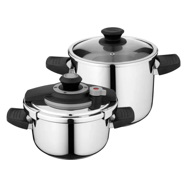 4-pc pressure cooker set Vita 4+7L