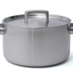 Covered stockpot 5-ply 24 cm
