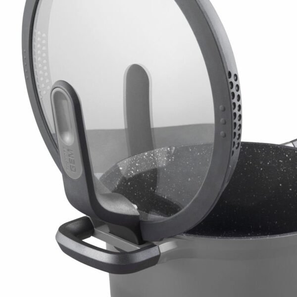 Covered stay-cool casserole grey 16cm - Image 6