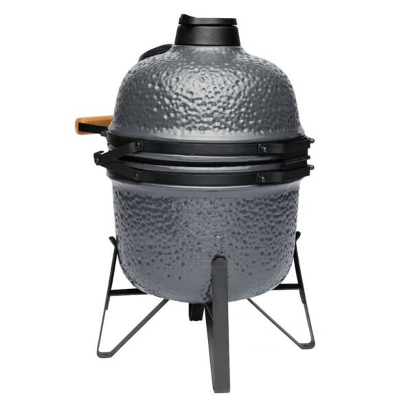 Ceramic BBQ and Oven Small Bluestone Grey 33 cm - Ron - Image 5