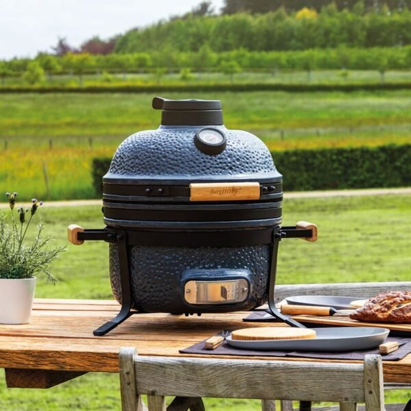 Ceramic BBQ Medium Bluestone Grey 40cm - Image 3
