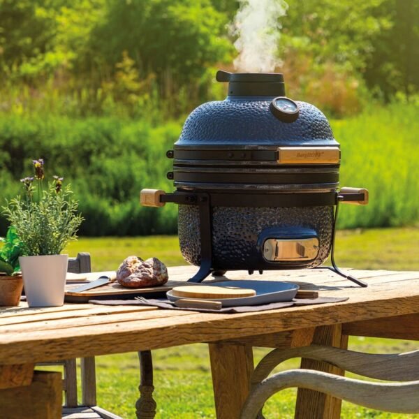 Ceramic BBQ Medium Bluestone Grey 40cm - Image 2