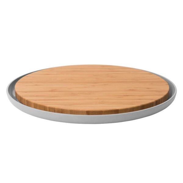 Bamboo cutting board with plate- Leo