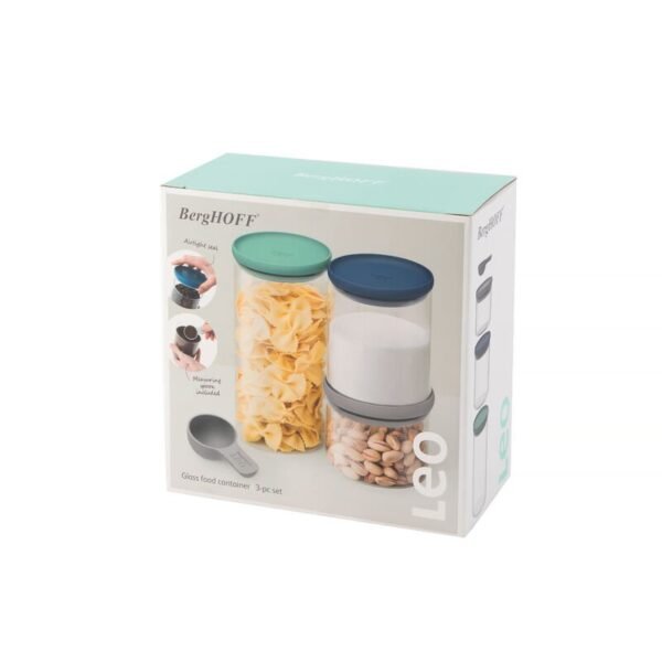3-pc set glass food containers - Image 4
