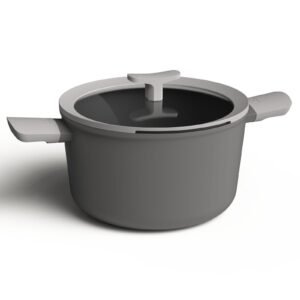 Covered stockpot 24 cm- Leo