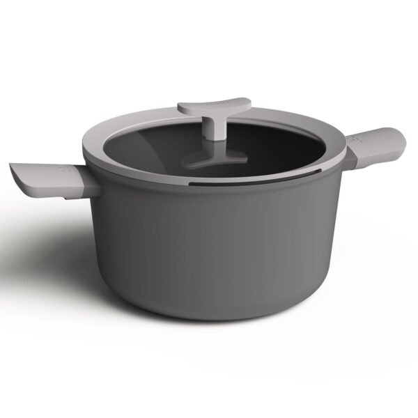 Covered stockpot 24 cm- Leo