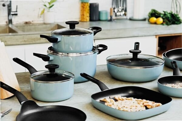 Covered stockpot non-stick Slate 24x14cm - Image 5