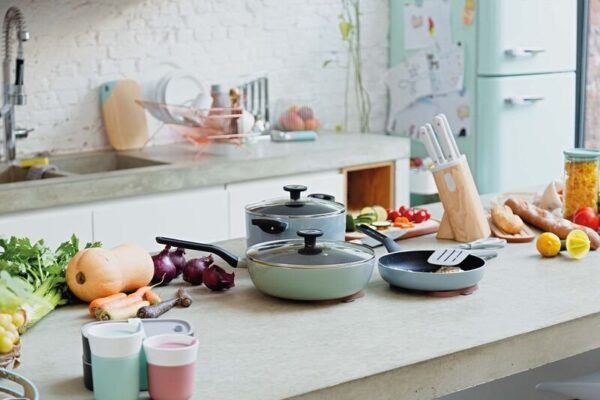 Covered stockpot non-stick Slate 24x14cm - Image 3