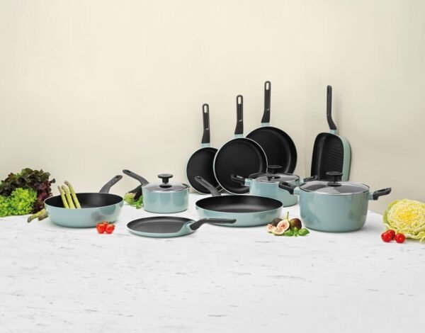 Covered stockpot non-stick Slate 24x14cm - Image 4