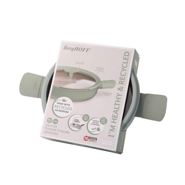 Covered 2-handle sauté pan non-stick Balance Sage 26cm - Image 2