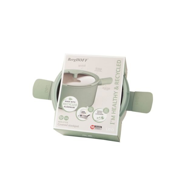 Covered stockpot non-stick Balance Sage 24x14cm - Image 2