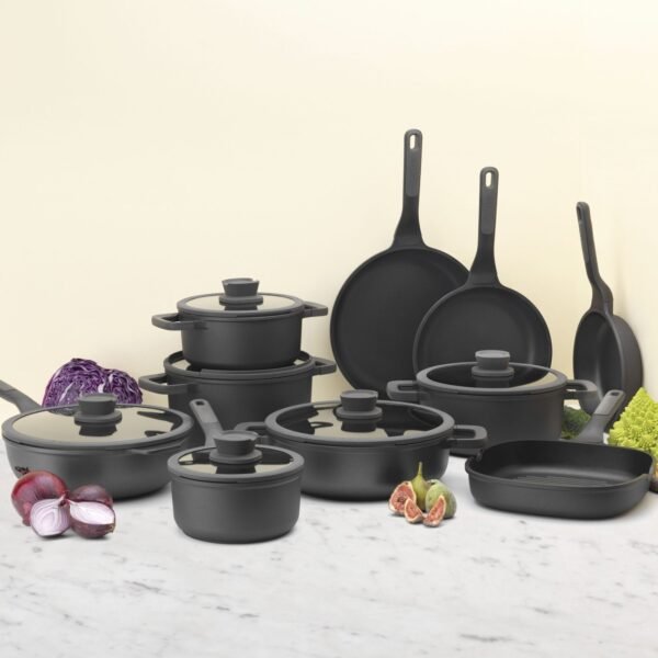 Covered saucepan non-stick Stone+ 18cm - Image 3