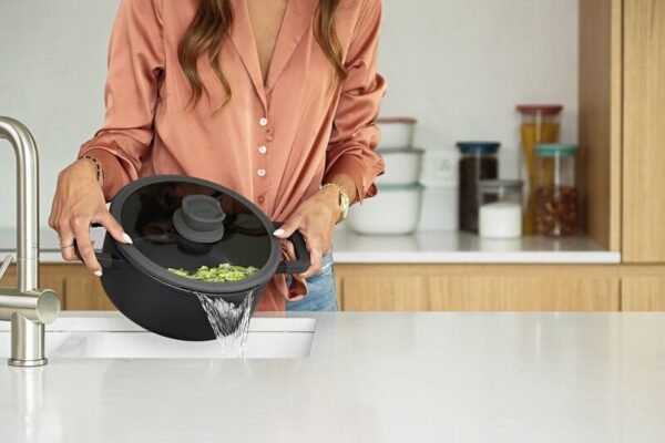 Covered stockpot non-stick Stone+ 24x11cm - Image 6