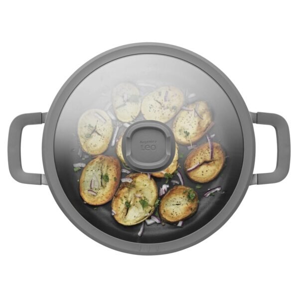 Covered 2-handle sauté pan non-stick Stone+ 28cm - Image 2