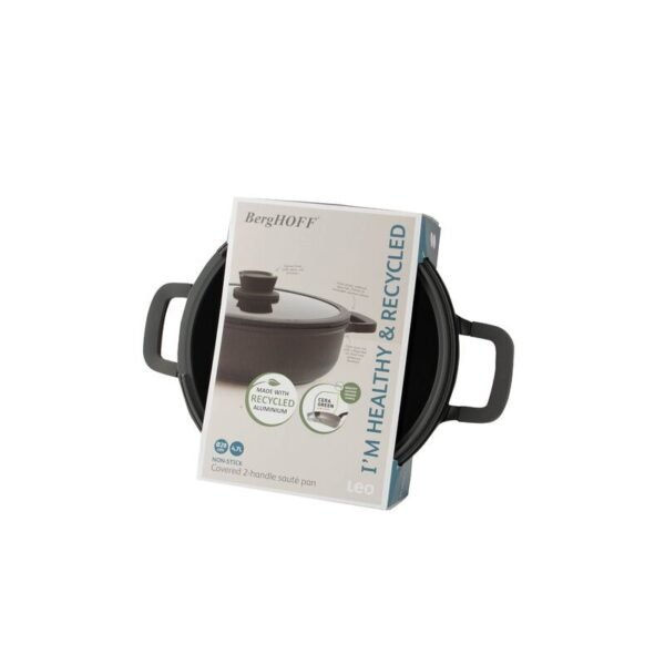 Covered 2-handle sauté pan non-stick Stone+ 28cm - Image 8