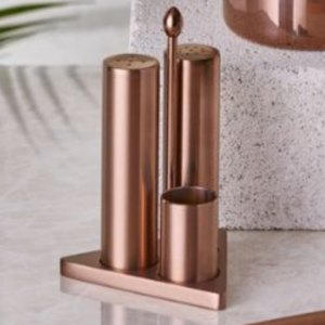 SALT AND PEPPER SET TITANIUM COPPER