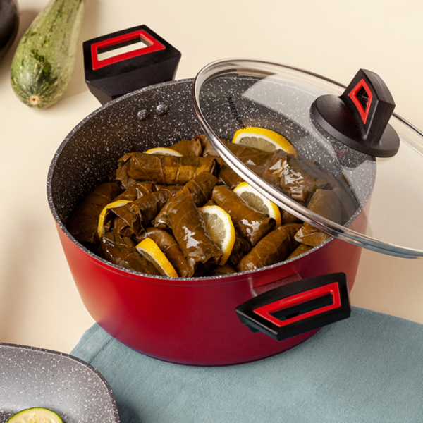 Casserole "TAURUS" with nonstick stone coating 24cm - Image 3