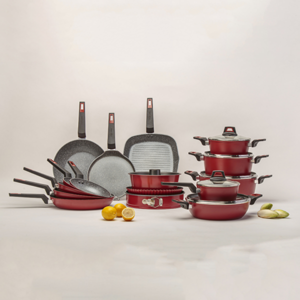 Casserole "TAURUS" with nonstick stone coating 24cm - Image 9