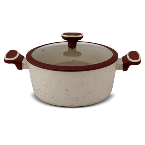 Casserole "Terrestrial" with lid and granite nonstick coating 24cm - Image 3