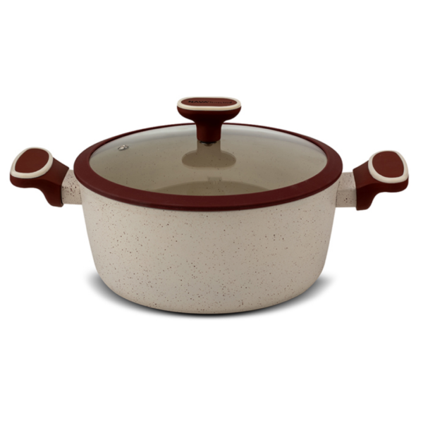 Casserole "Terrestrial" with lid and granite nonstick coating 26cm - Image 4