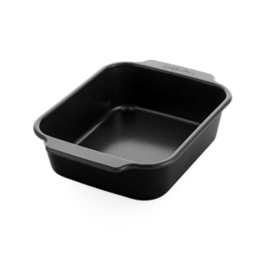 Black ceramic brownie pan 22.5 x 18.5 cm