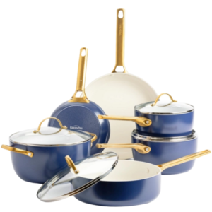 Greenpan Pannenset 10-delig 'Padova Oxford Blue'