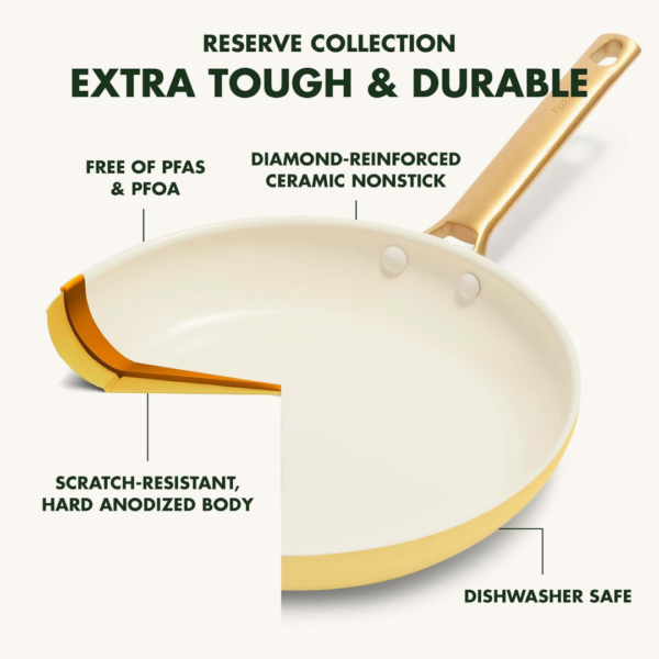 Greenpan Pan set 10-piece 'Padova Sunshine Yellow' - Image 6