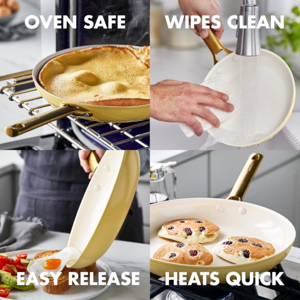 Greenpan Pan set 10-piece 'Padova Sunshine Yellow' - Image 7