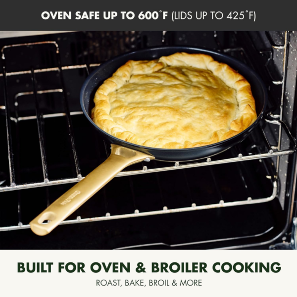 Greenpan Pan set 10-piece 'Padova Reserve Black' - Image 7