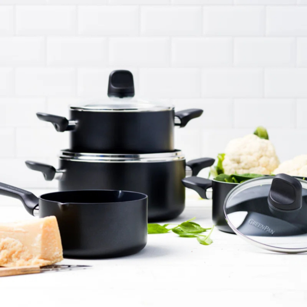 GreenPan Memphis 4 Pieces Aluminium Non-Stick Cookware Set - Image 7