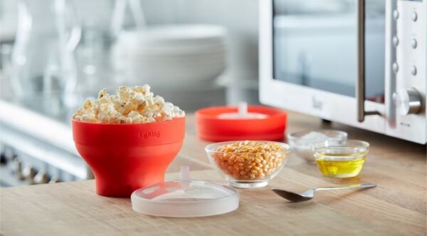 Mini Microwave Popcorn Maker Set of 2 - Image 4