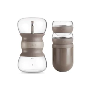 Calm At Home Tea brewer with cups and a ceramic container 4 pcs.