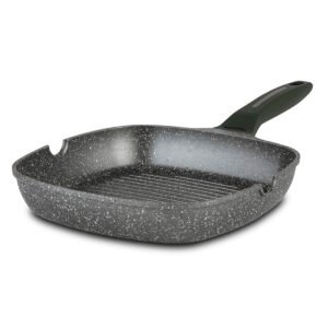 Die cast aluminum grill pan "Olea" with nonstick stone coating 28cm