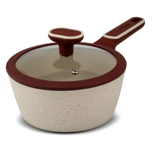 Saucepan "Terrestrial" with lid and granite nonstick coating 18cm
