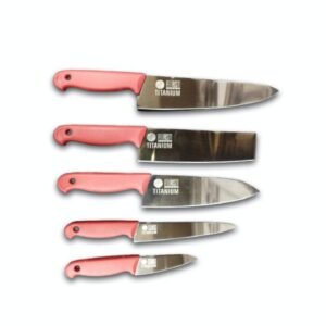 Black Titanium coated kitchen knife