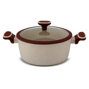 Casserole "Terrestrial" with lid and granite nonstick coating 26cm